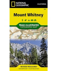 Mount Whitney | National Geographic Trails Illustrated Topographic Map