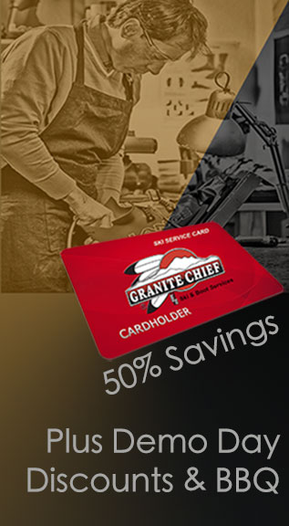 Ski Service Card | Save 50% through August 31st