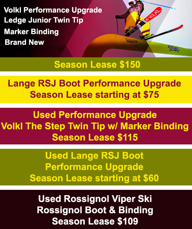 Junior Ski Lease Days | October 24th & 25th!  Best Prices Around.