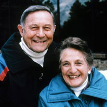 Bill and Vieve Gore nostalgic smiles; Founders of Gore-Tex