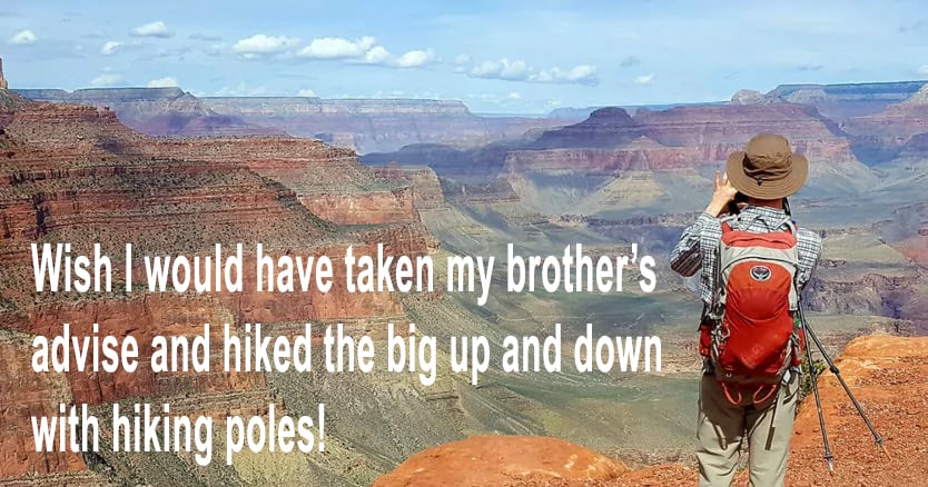THE GRAND CANYON CHANGED MY MIND ABOUT HIKING POLES